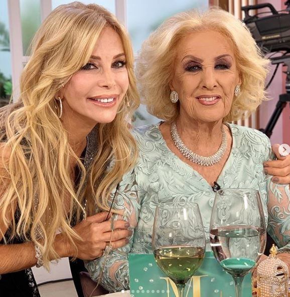 Graciela Alfano junto a Mirtha Legrand (Instagram)