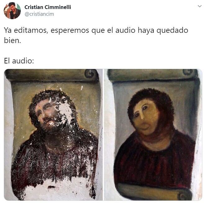 Los memes sobre la conferencia de Alberto Fernández: el retraso y las fallas en el audio (Foto: captura Twitter)