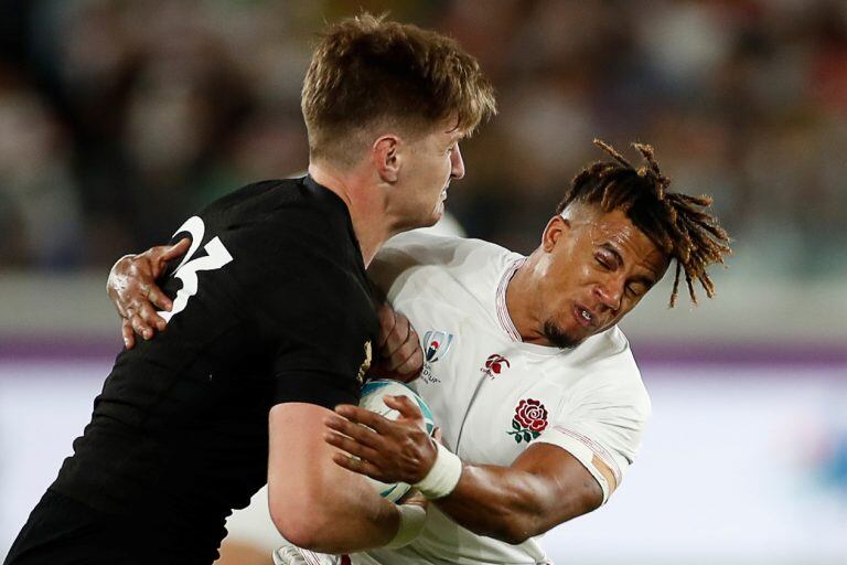 Inglaterra es el primer finalista del Mundial de rugby de Japón (Foto: Odd ANDERSEN / AFP)