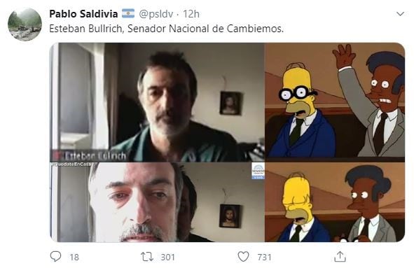 Memes sobre Esteban Bullrich. (Twitter)