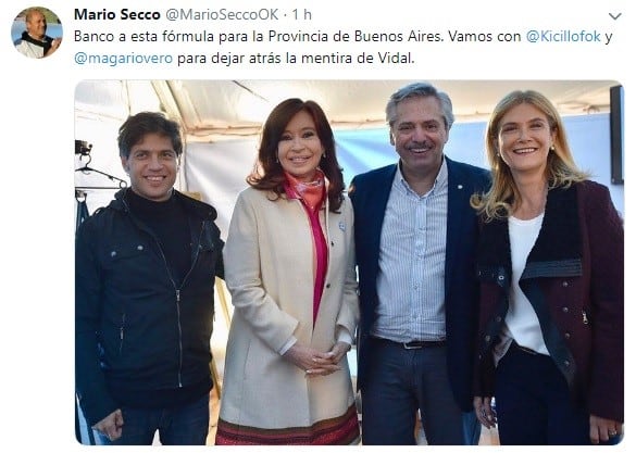 Kicillof-Magario (Twitter)