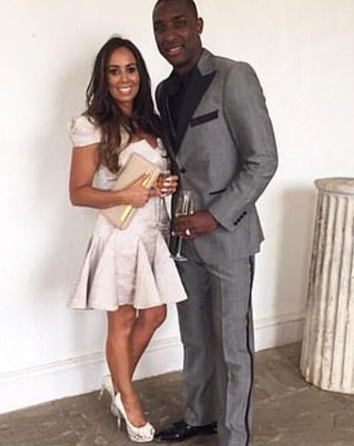 Jlloyd Samuel y su esposa. (Web)