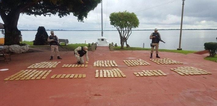 Encontraron más de 200 kilos de marihuana. (Foto: El Litoral)