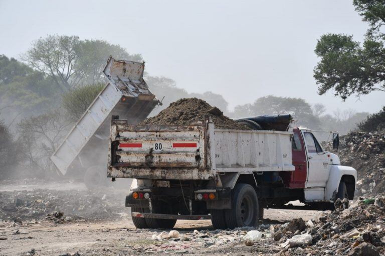 Funcionarios de la Secretaría de Ambiente del Chaco y del BID recorrieron el predio María Sara. (Foto: Facebook Desarrollo Territorial y Ambiente)