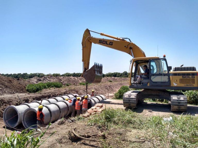 Canal de Desagües Norte en Río Primero