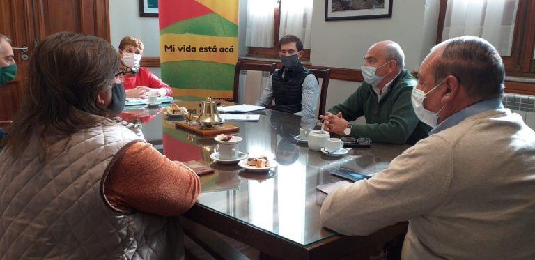 Desayuno de trabajo intendente Sánchez y Concejales del Frente de Todos