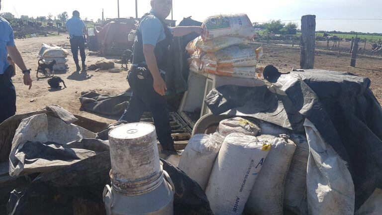 Allanamiento zona rural Transito Policia de Arroyito