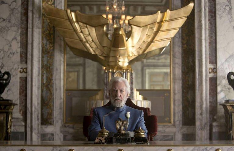 El Presidente Snow durante "Los Juegos del Hambre" (DPA)