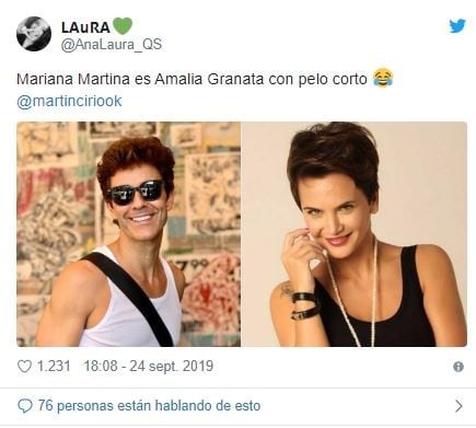 Mariano Martínez cambió de look y las redes se llenaron de memes (Foto: Captura de Twitter)