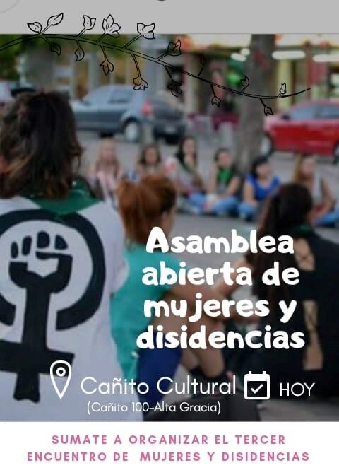 Asamblea abierta de mujeres y disidencias