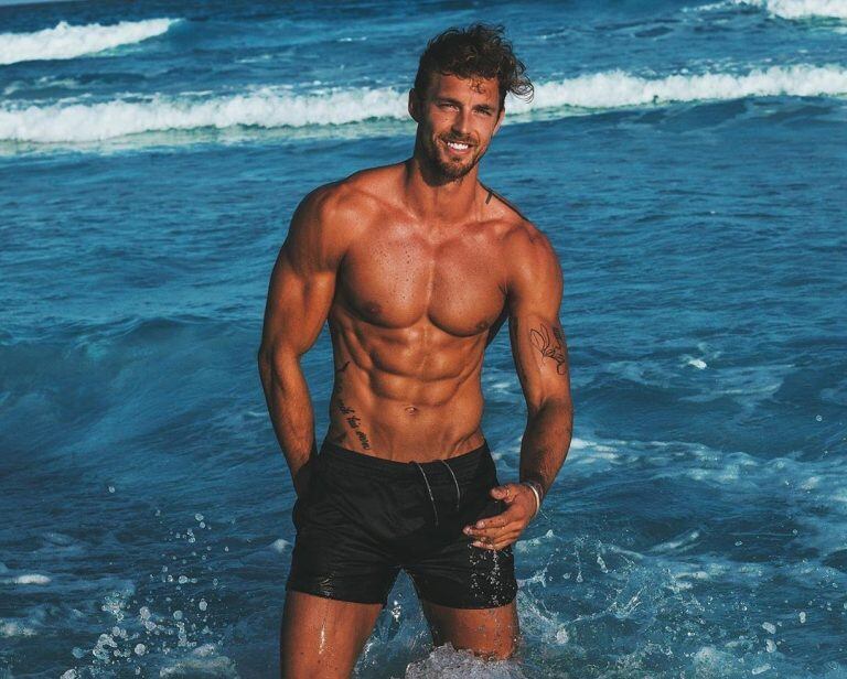 Christian Hogue, el novio modelo de María del Mar Cuello Molar (Foto: Instagram)