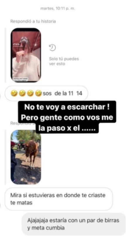 La respuesta de Barby Franco (Foto: Captura Instagram)