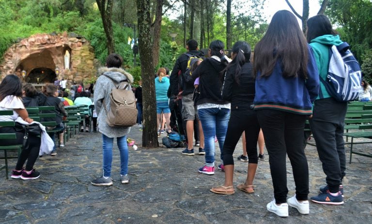 Peregrinación a la Virgen de Lourdes de Alta Gracia, este lunes 11 de febrero de 2019.