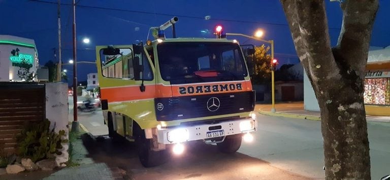 Bomberos de Arroyito extrajeron un gato del motor de un vehiculo