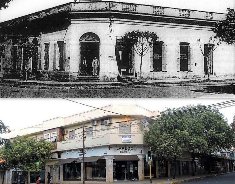 El negocio de Pancallo y D'Agostino dejó paso a un nuevo edificio que aún hoy pertenece a un descendiente. Queda a una cuadra de la Casa de Gobierno, en Félix de Azara y Sarmiento. (Posadas del Ayer)