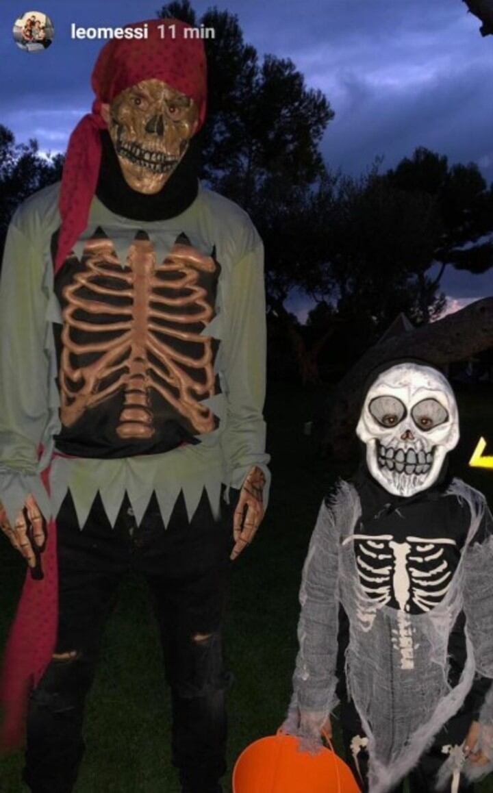 Los Messi en Halloween