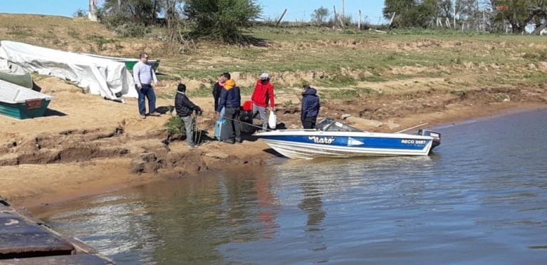 Impidieron el ingreso en lancha desde Santa Fe.