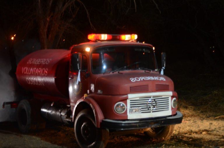 Un nuevo incendio en Cosquín