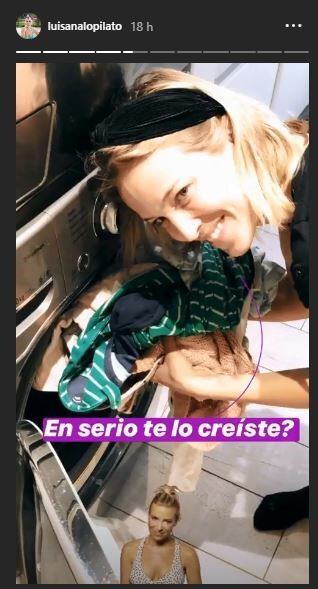 Luisana Lopilato compartió fotos en "modo ama de casa" y enloqueció a sus seguidores (Foto: Instagram)