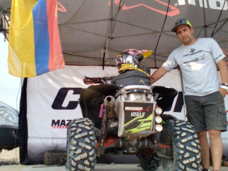 Robledo debutó en el Dakar en 2016. Siempre en Quads, fue 32° absoluto en 2018; y 14°, en 2019. "Ahora, quiero llegar entre los 10 primeros", se propone.