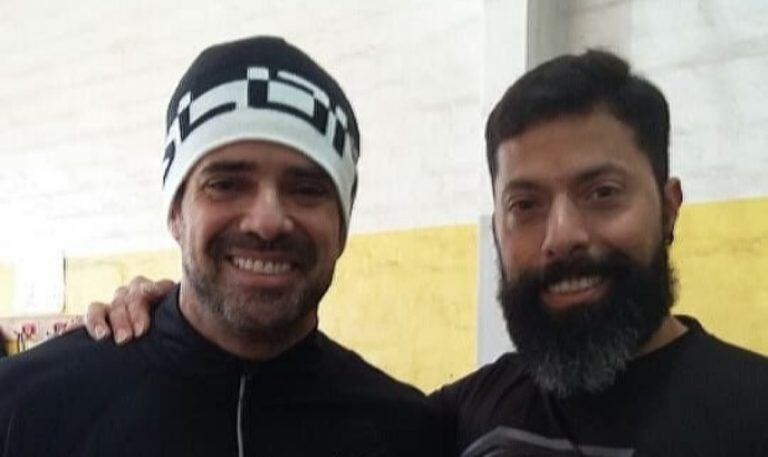 Luciano Castro en el gimnasio Universo, de Guaymallén.