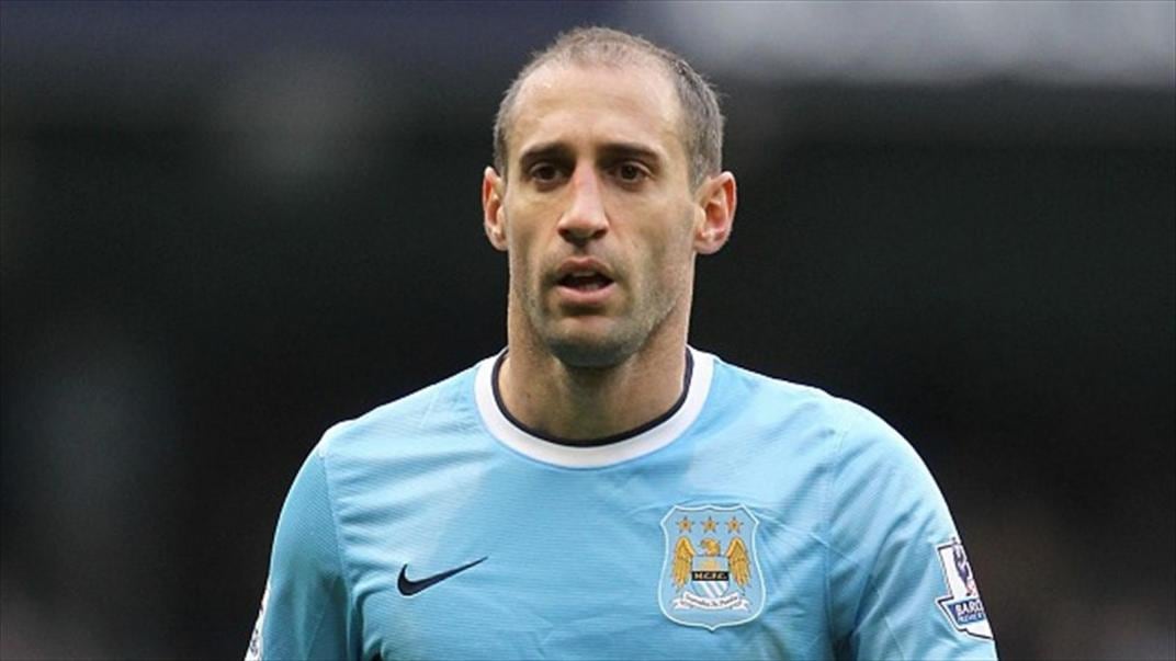 Pablo Zabaleta jugó en el Manchester City inglés.