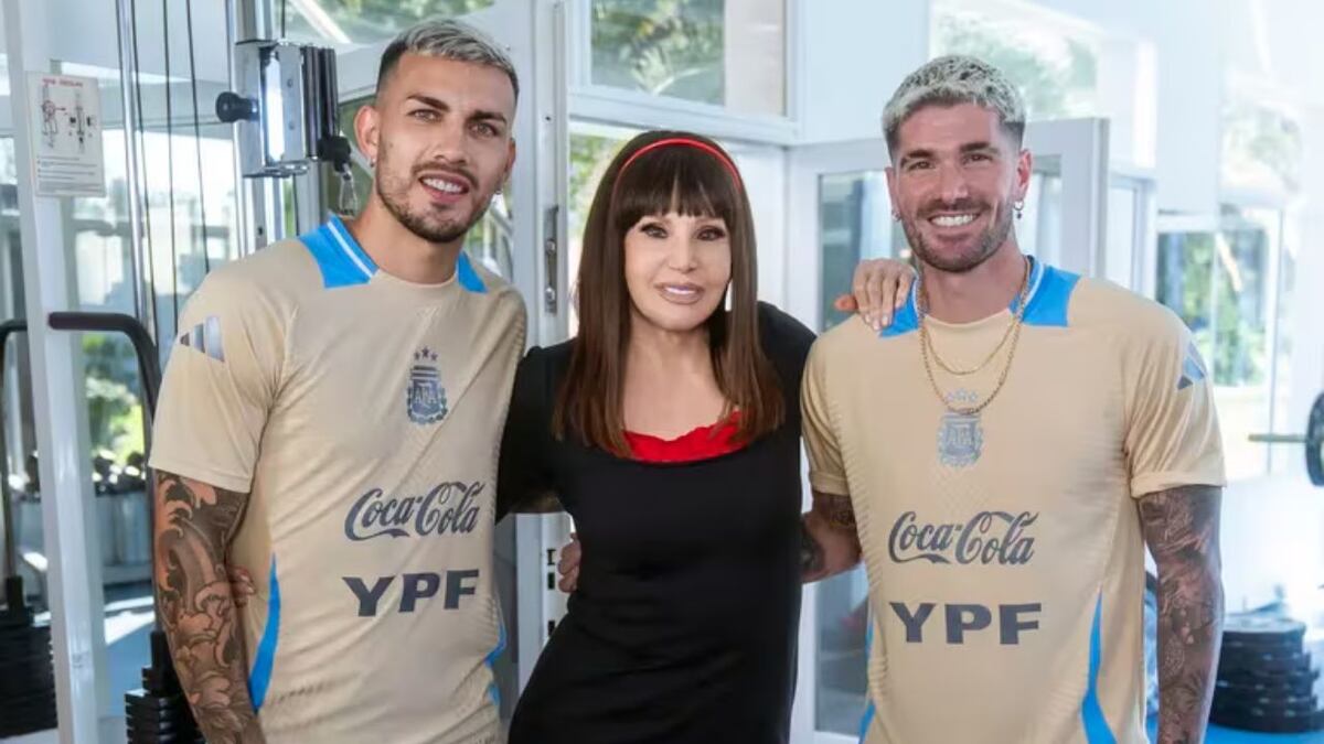 Susana Giménez regresó con todo: grabó un sketch con Rodrigo de Paul y Leandro Paredes