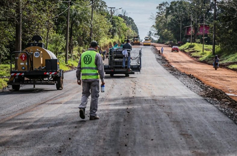 Continúan ejecutando obras en Eldorado.