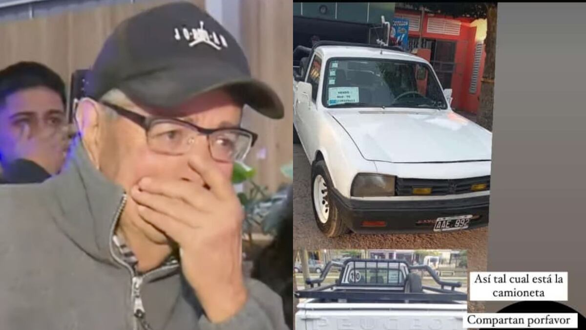 Conmovedor: le regalaron una camioneta al hombre de 75 años que sufrió el robo de su flete en Córdoba