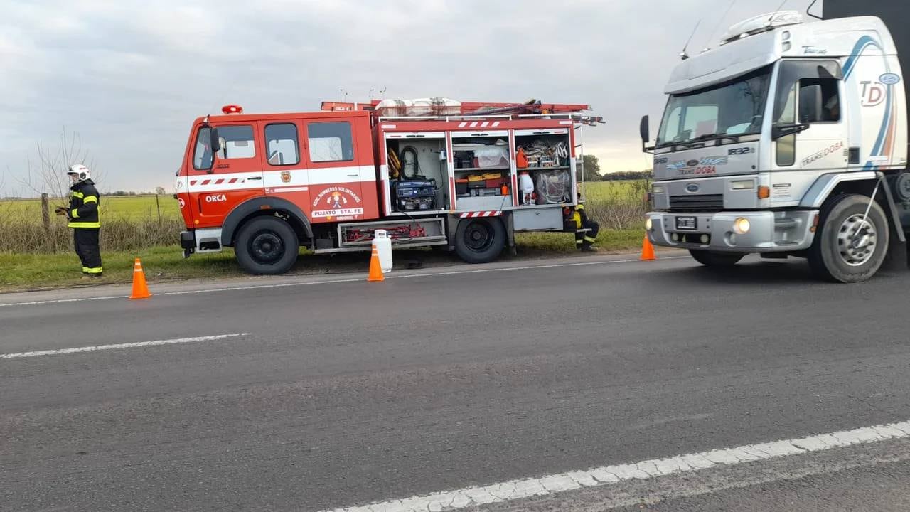 Siniestro vial en la Ruta 33