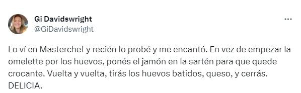 El truco de Wanda y Zaira Nara para hacer omelette que gustó a los usuarios