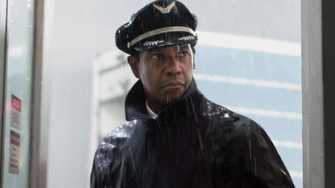 El vuelo, con Denzel Washington