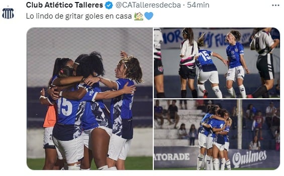 Las chicas de Talleres golearon en la Boutique 4-1.