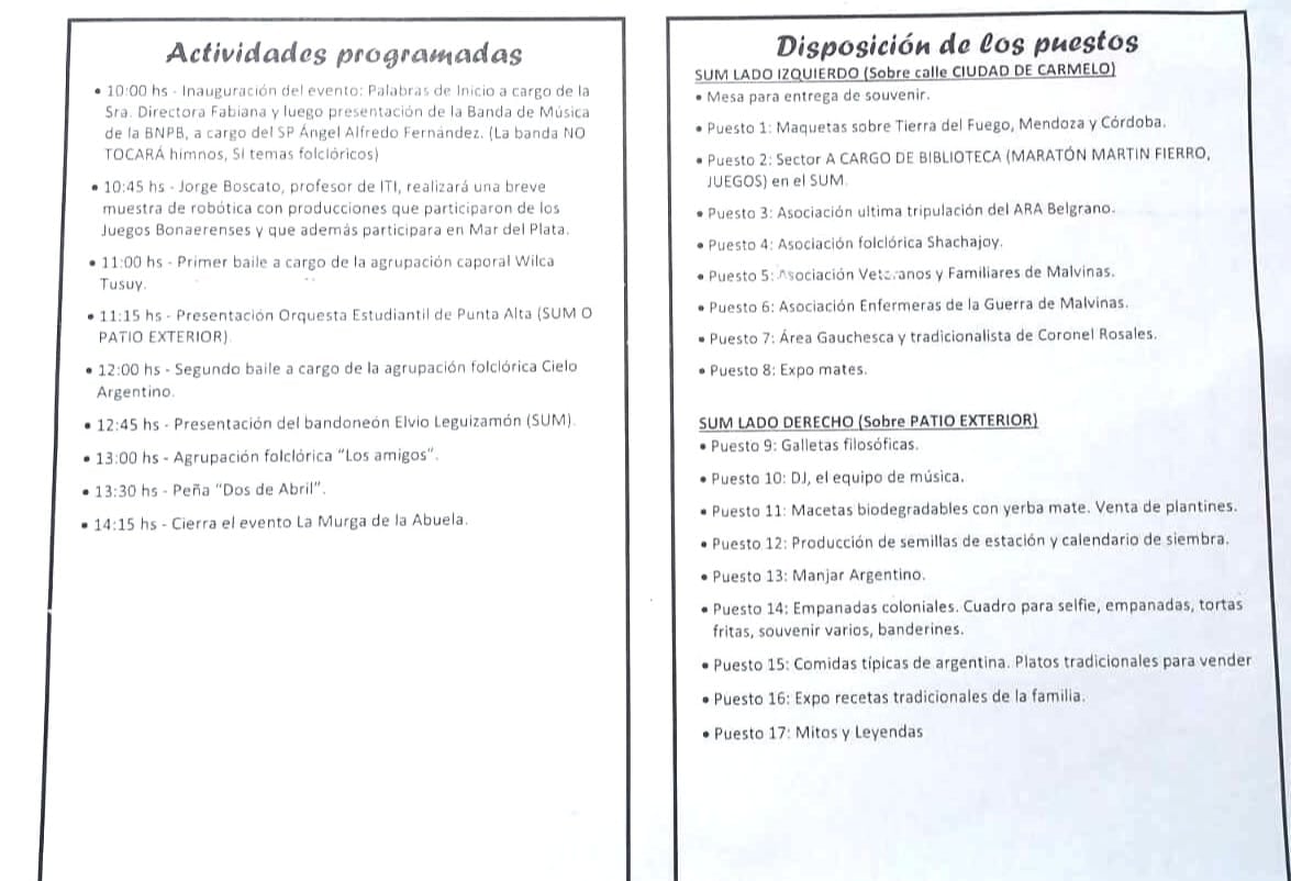 La profesora Melina Gelós dio detalles en el programa radial Contalo Como Quieras de Fm del Mar (100.1) sobre el Paseo de la Tradición