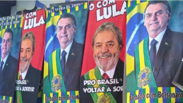 Lula da Silva y Jair Bolsonaro, en plena campaña presidencial.