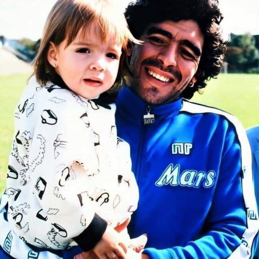 Dalma y Diego Maradona