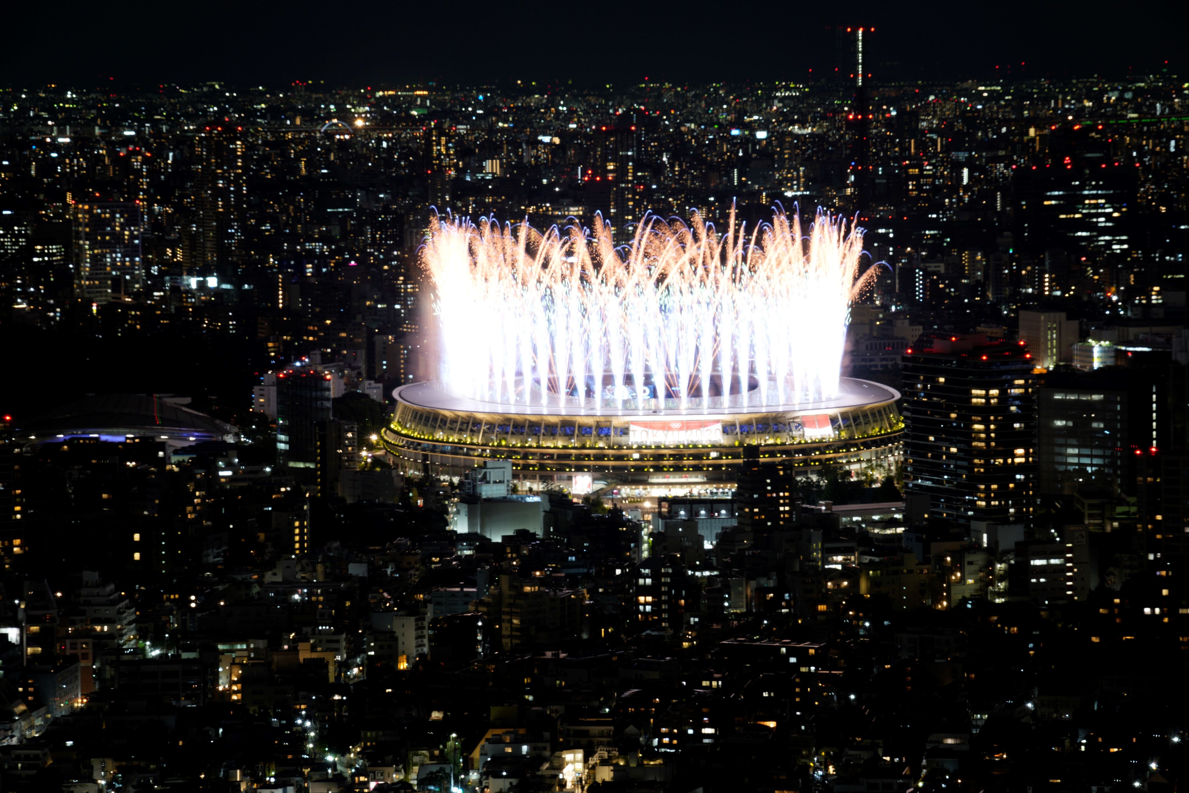 Las mejores fotos de la inauguración de los Juegos Olímpicos de Tokio 2020