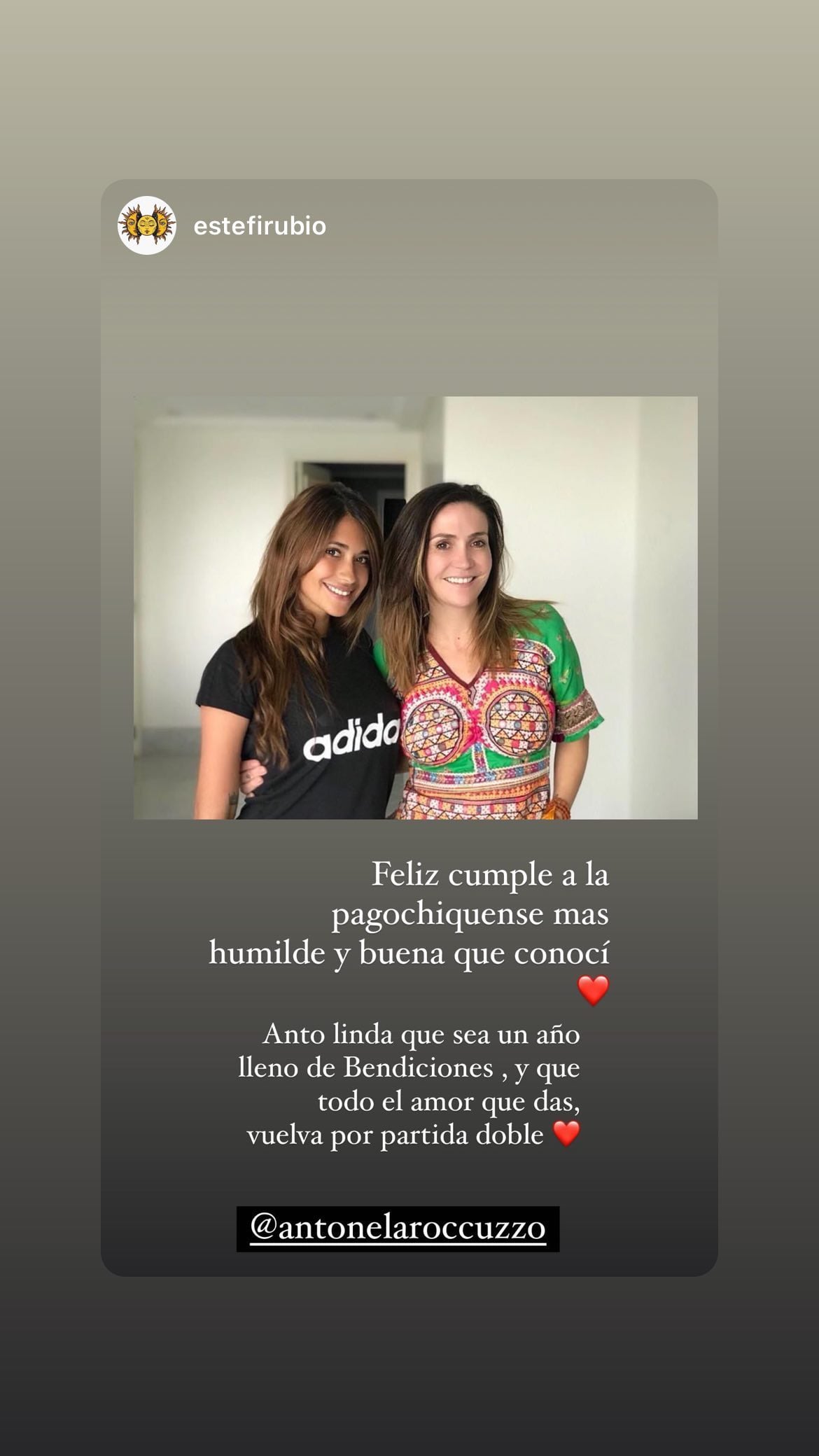 Los posteos que sus amigas le dedicaron a Antonela Roccuzzo