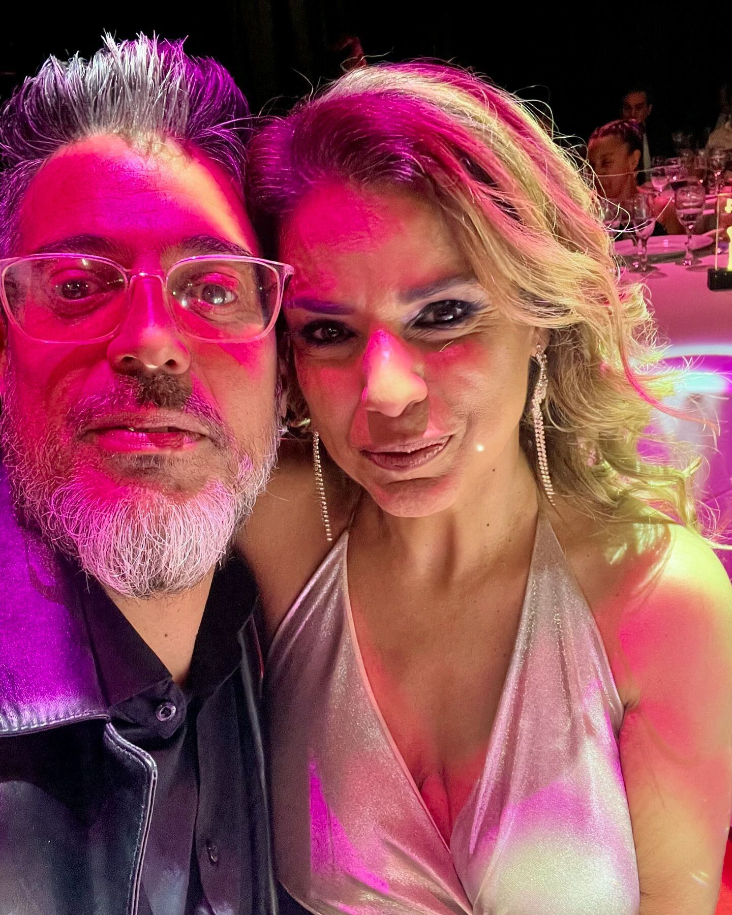 Marina y Rolando estuvieron juntos en la ceremonia.