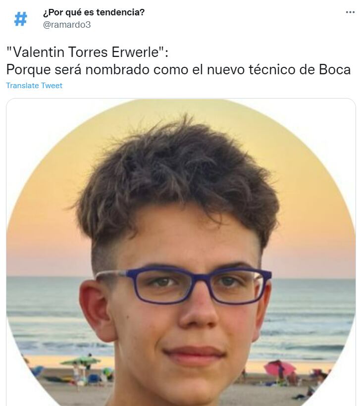 Los mejores memes de Valentín Torres Erwerle