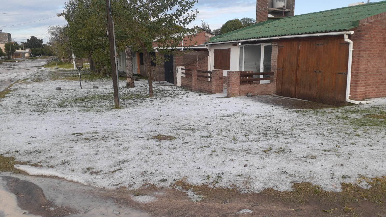 granizo en Claromecó