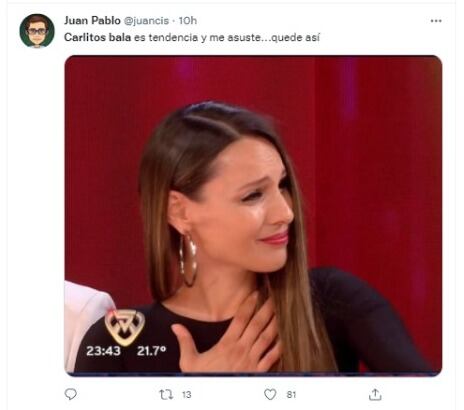 Memes: Carlitos Balá tendencia en Twitter