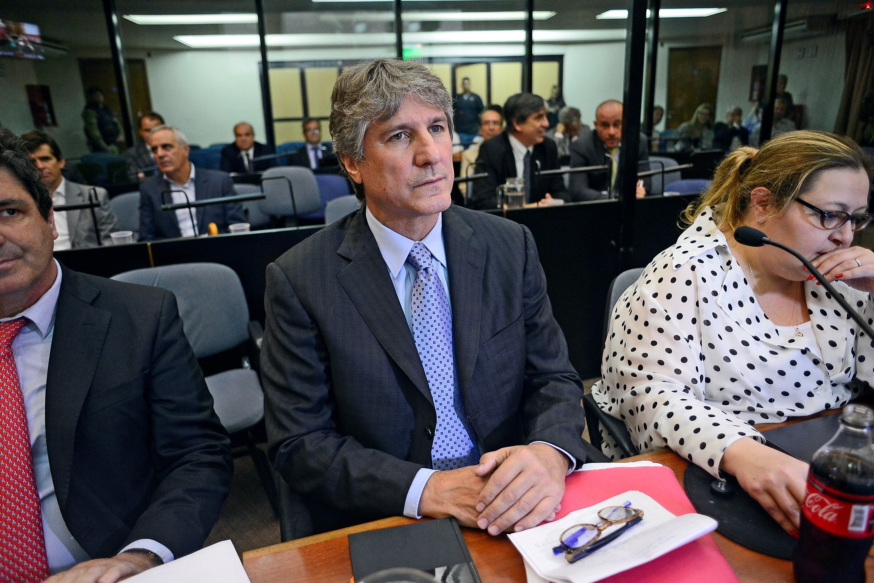 Amado Boudou junto a sus abogados