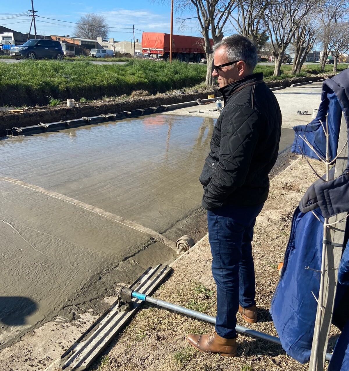 Tres Arroyos: Werner Nickel del Movimiento Vecinal Renovación garantiza la continuidad de las obras en ejecución