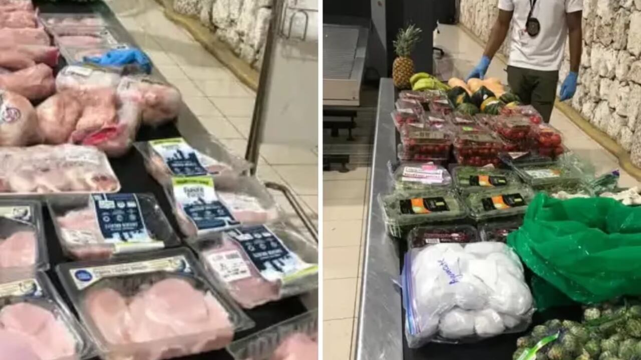 El cantante llevaba más de 40 kilos de alimento en su equipaje.