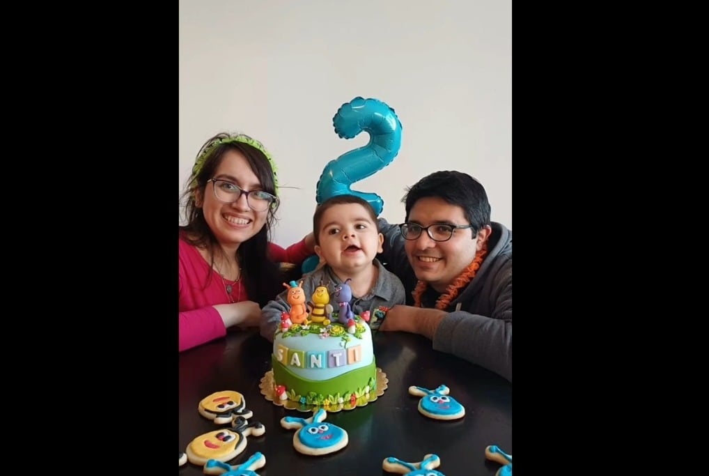 Santi, el pequeño sanjuanino que fue trasplantado del corazón cumplió dos añitos y disfruta de su nueva vida con mucha alegría