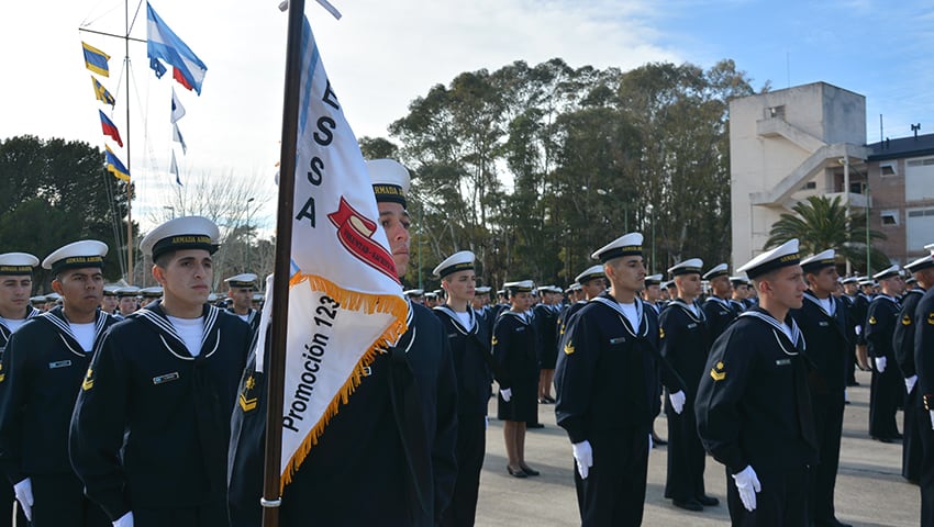 Puerto Belgrano: egresó la Promoción 123º de la Escuela de Suboficiales de la Armada