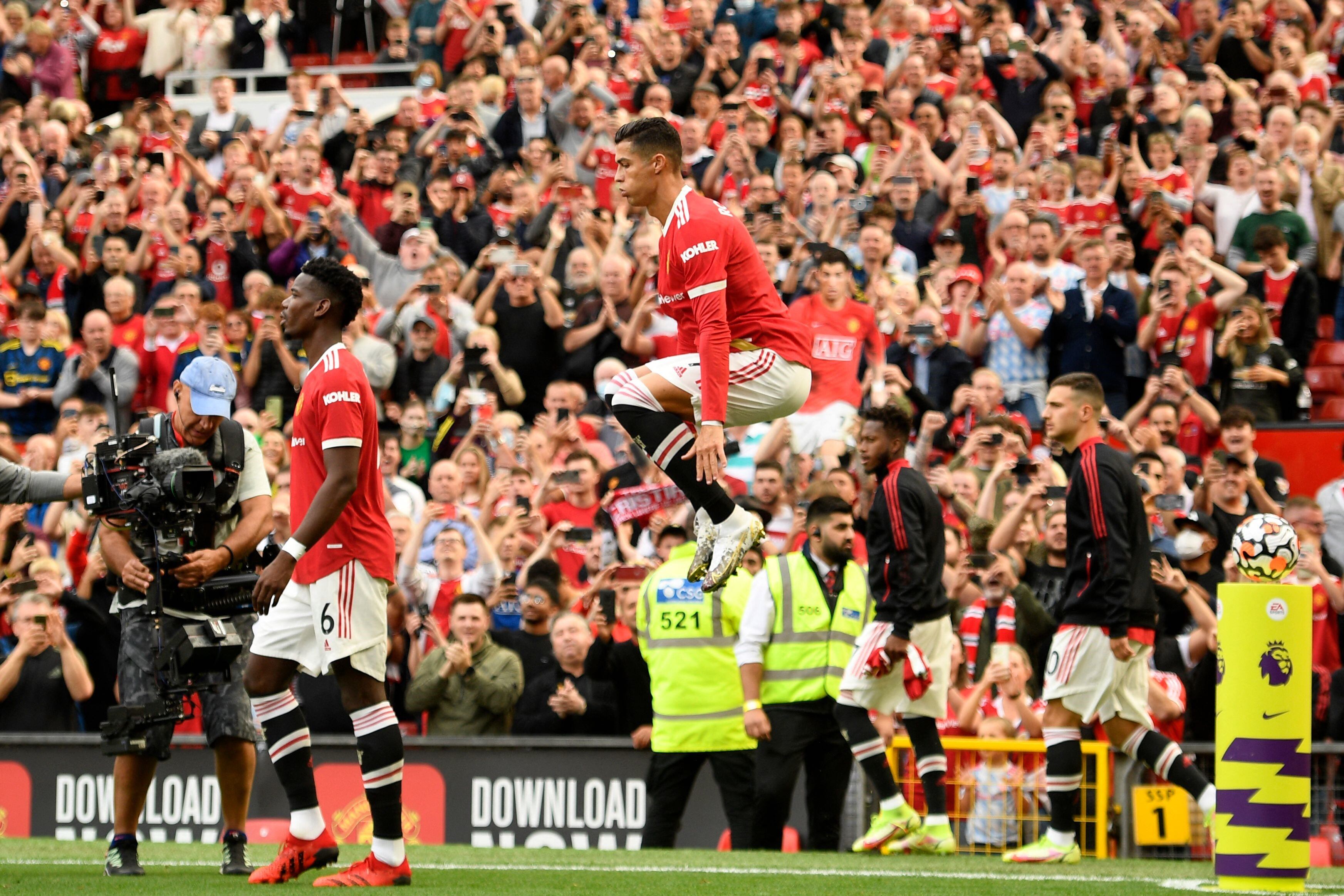 Las mejores fotos del nuevo debut de Cristiano Ronaldo en Manchester United.