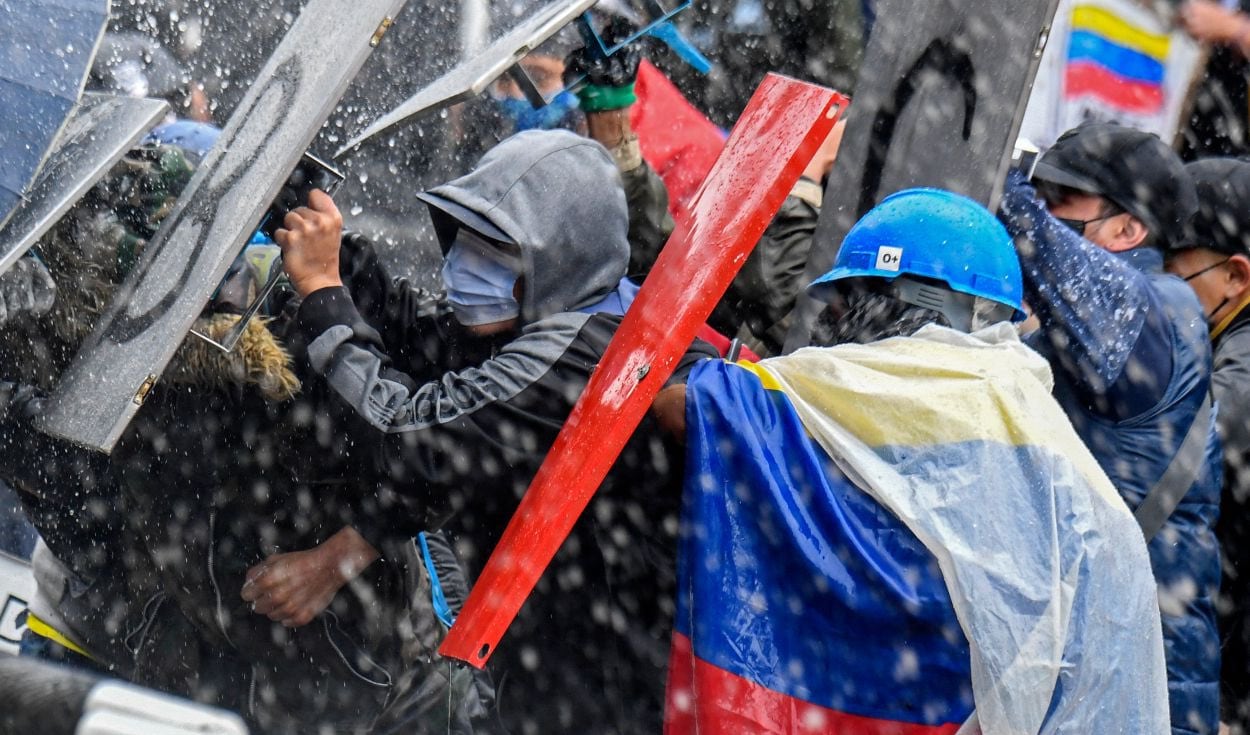 Colombia. Tuit de Alberto Fernández.