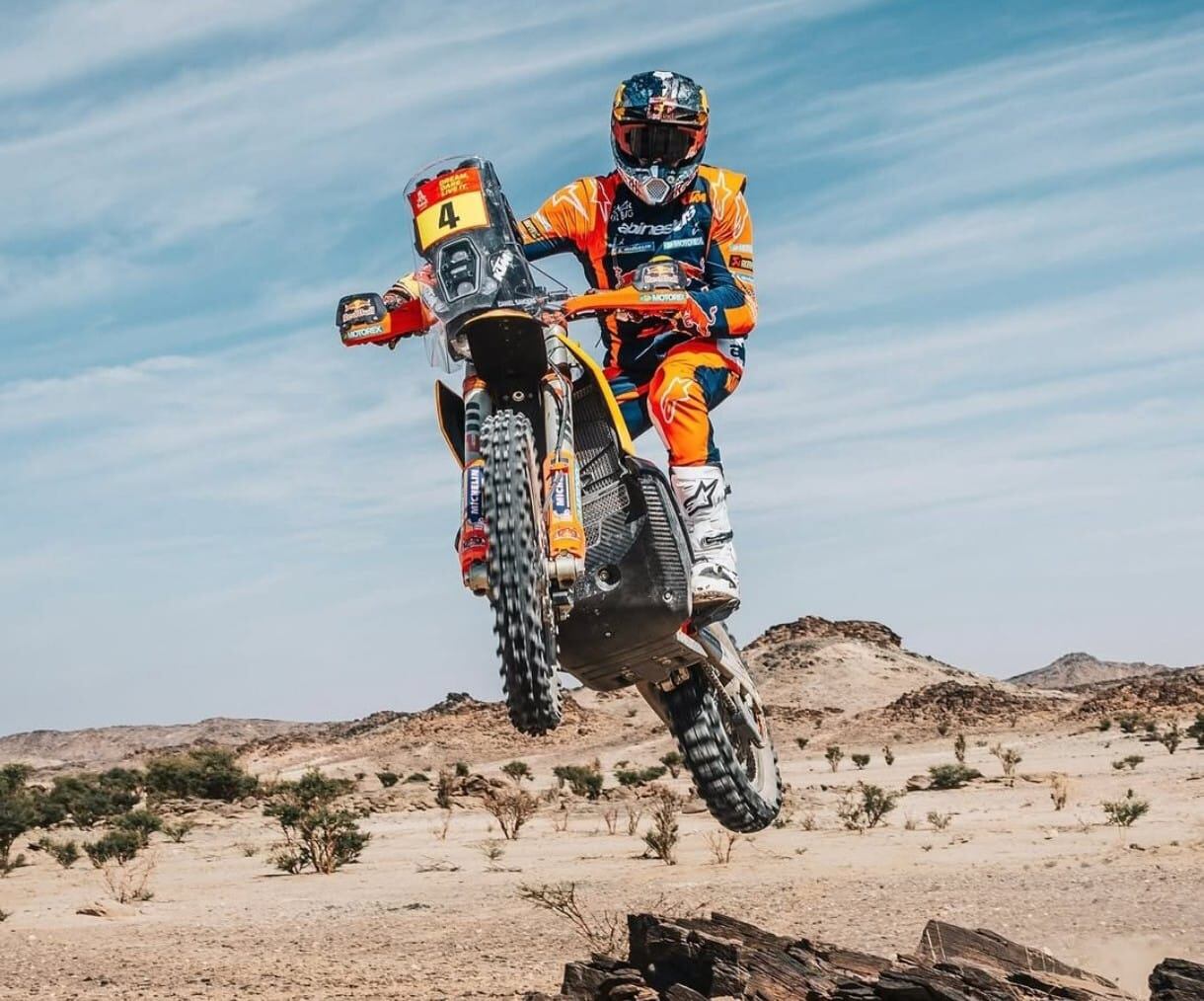 Daniel Sanders (KTM), ganador del prólogo en Motos.